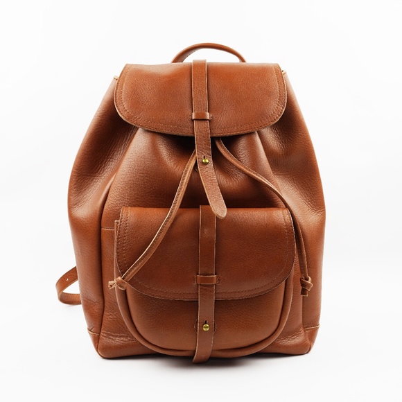 Madewell Bags New Madewell The Transport Rucksack In English Saddle